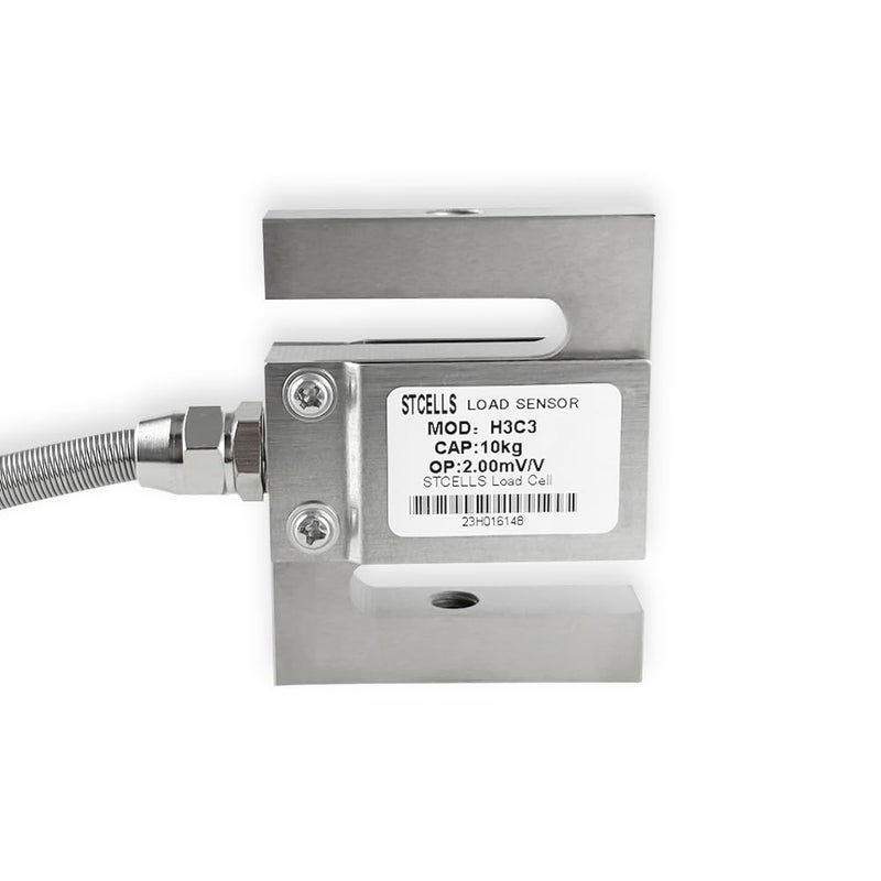 STCELLS Store S Type Pressure Sensor, Portable S Type Beam Load Cell Weighting Sensor for Hopper Weight High Pressure Tension Weighing（M12,500kg） - Image 2